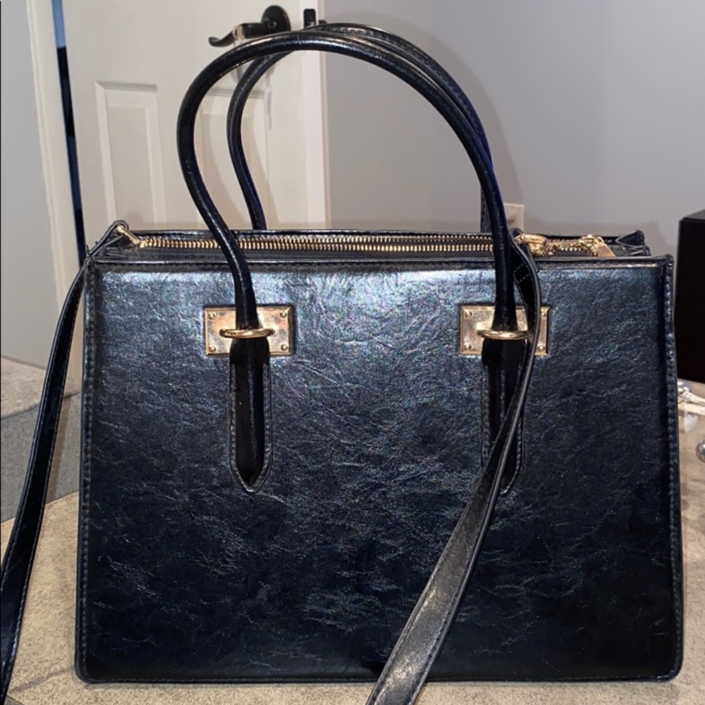 H&M large black purse